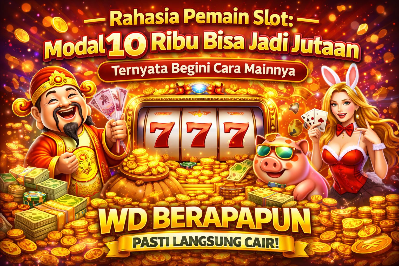 Rahasia Pemain Slot: Modal 10 Ribu Bisa Jadi Jutaan Ternyata Begini Cara Mainnya